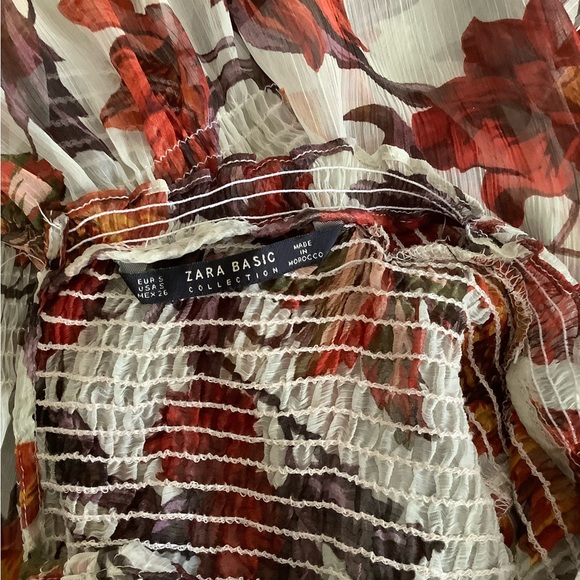 Zara fall leaf midi dress - Picture 4 of 6